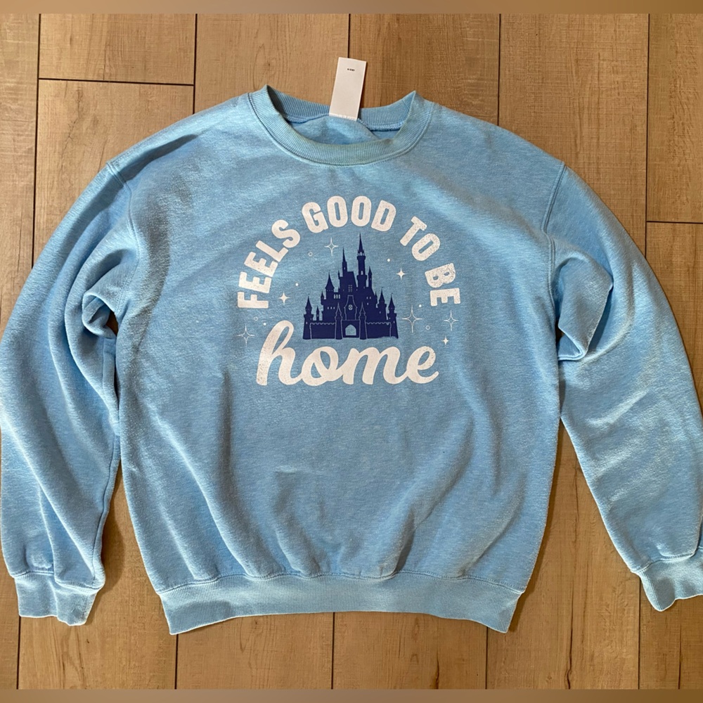 Disney Blue Sweatshirt with Disneyland Castle - Picture 2 of 16